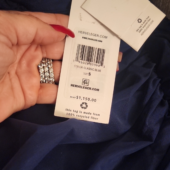 Herve Leger Ruched Ponte And Stretch-Tulle Skirt Size S - Picture 2 of 8